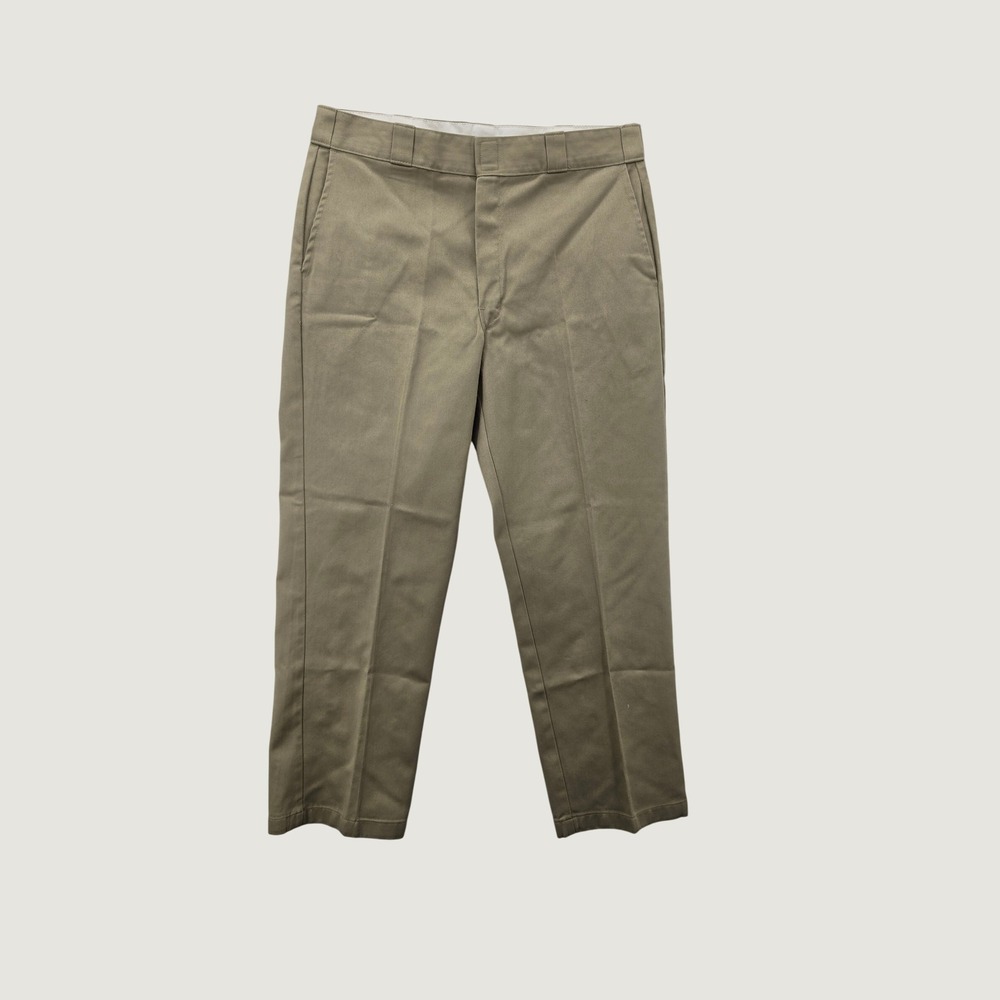 Dickies 874 Original Fit Work Pants Khaki Chinos Mens 36x30 Skater Streetwear